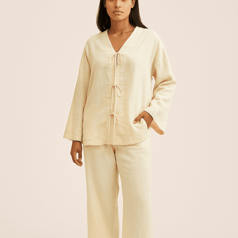Butter Yellow Linen Coords