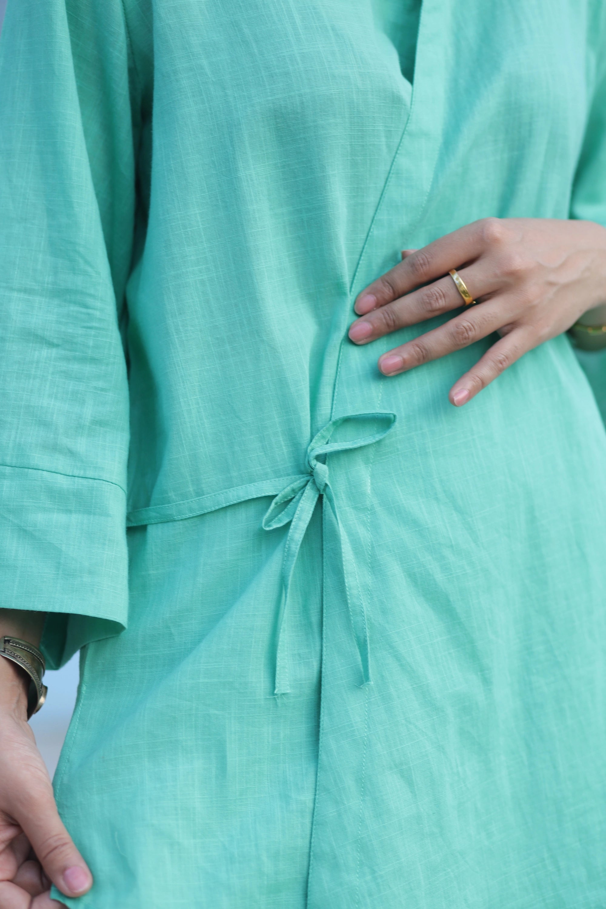 Cool Green Wrap Around Coord Set