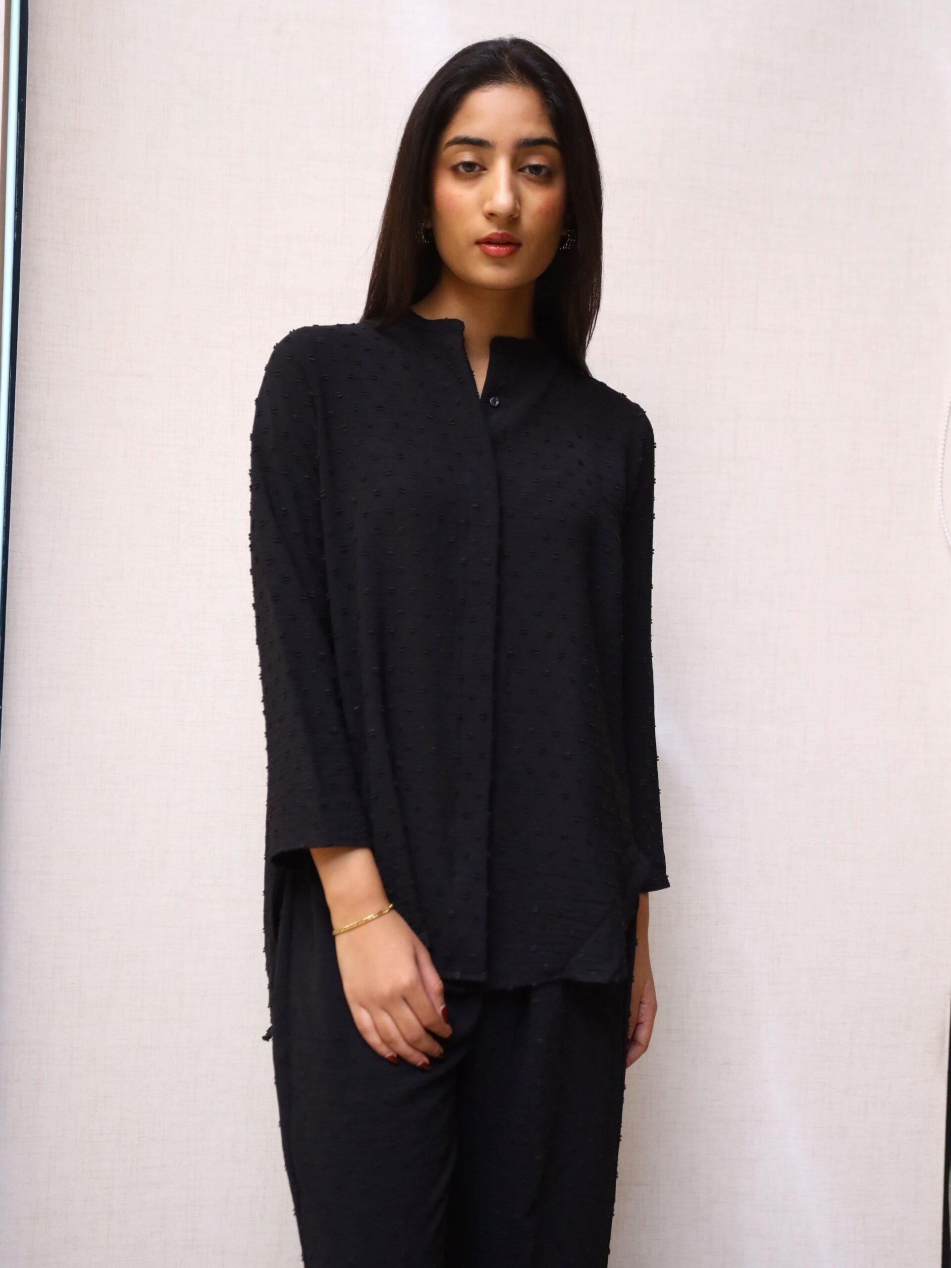 Black Coord Shirt