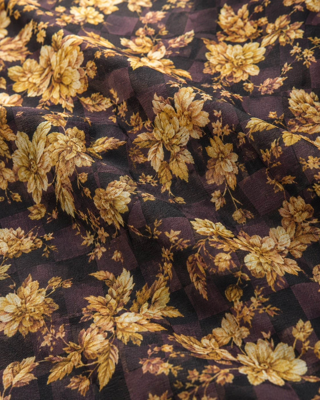 Floral Silk Maxi Dress