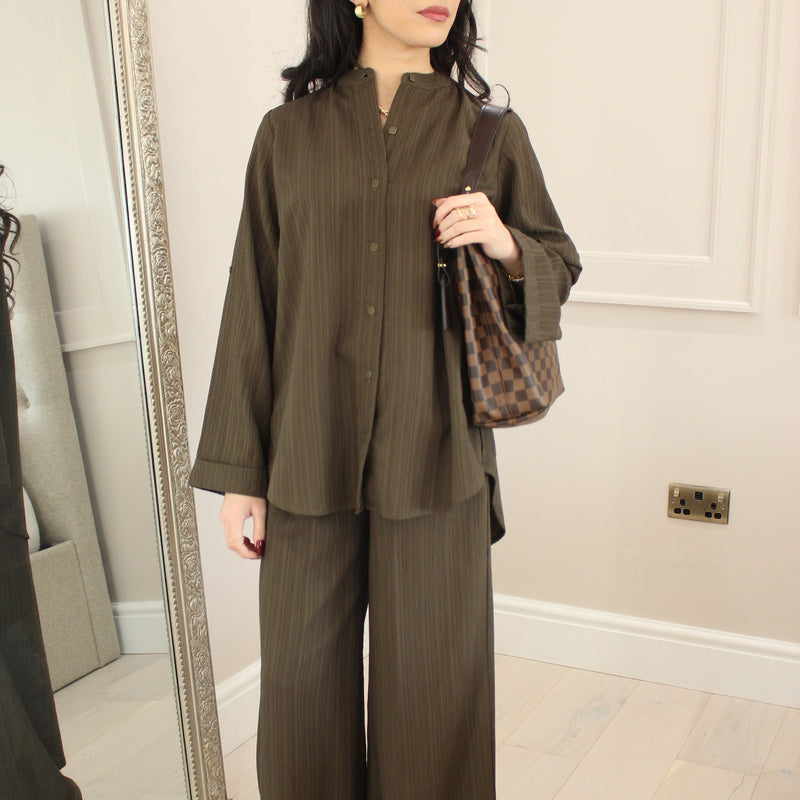 Olive Green Coord Set