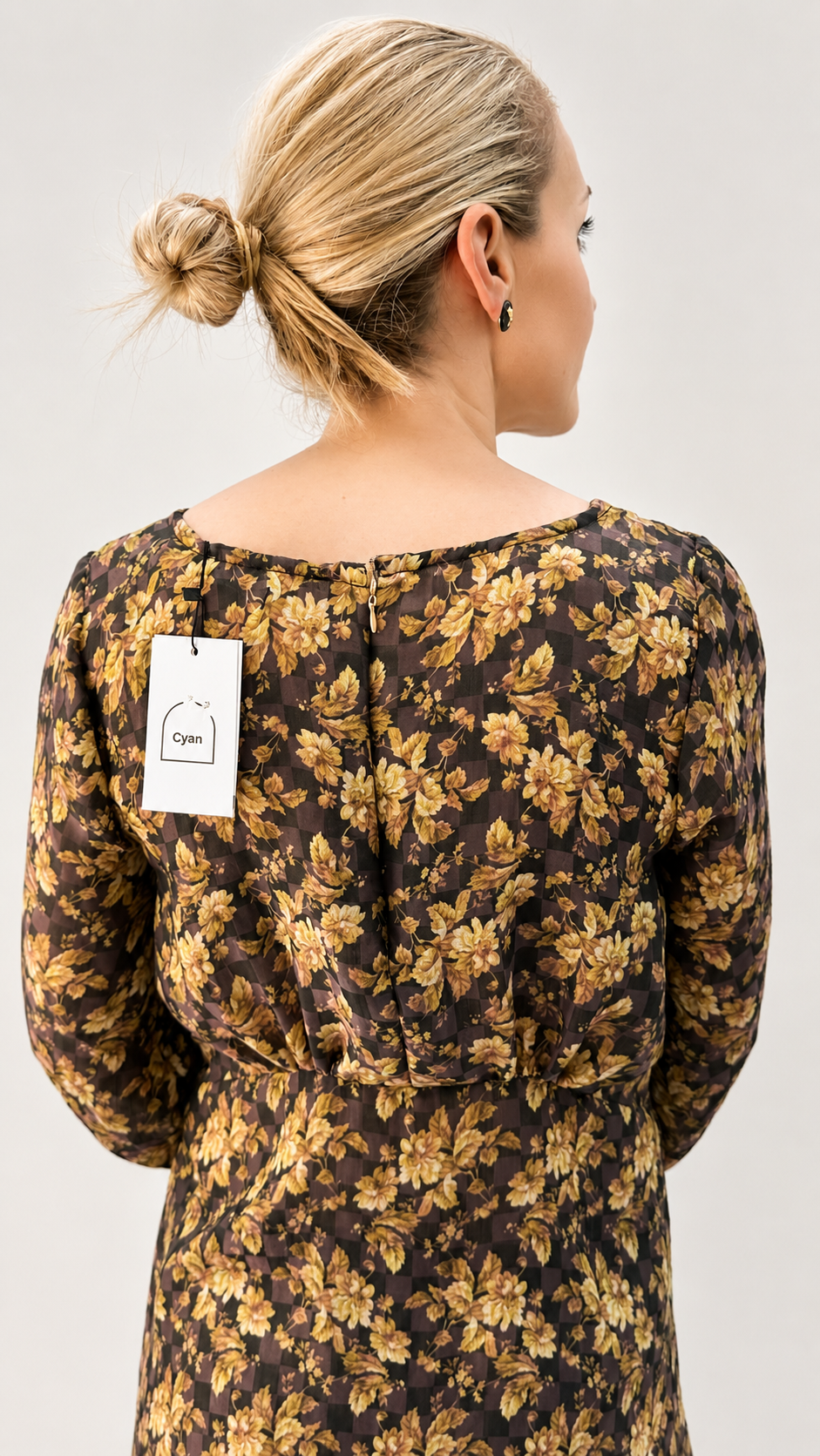 Floral Silk Maxi Dress