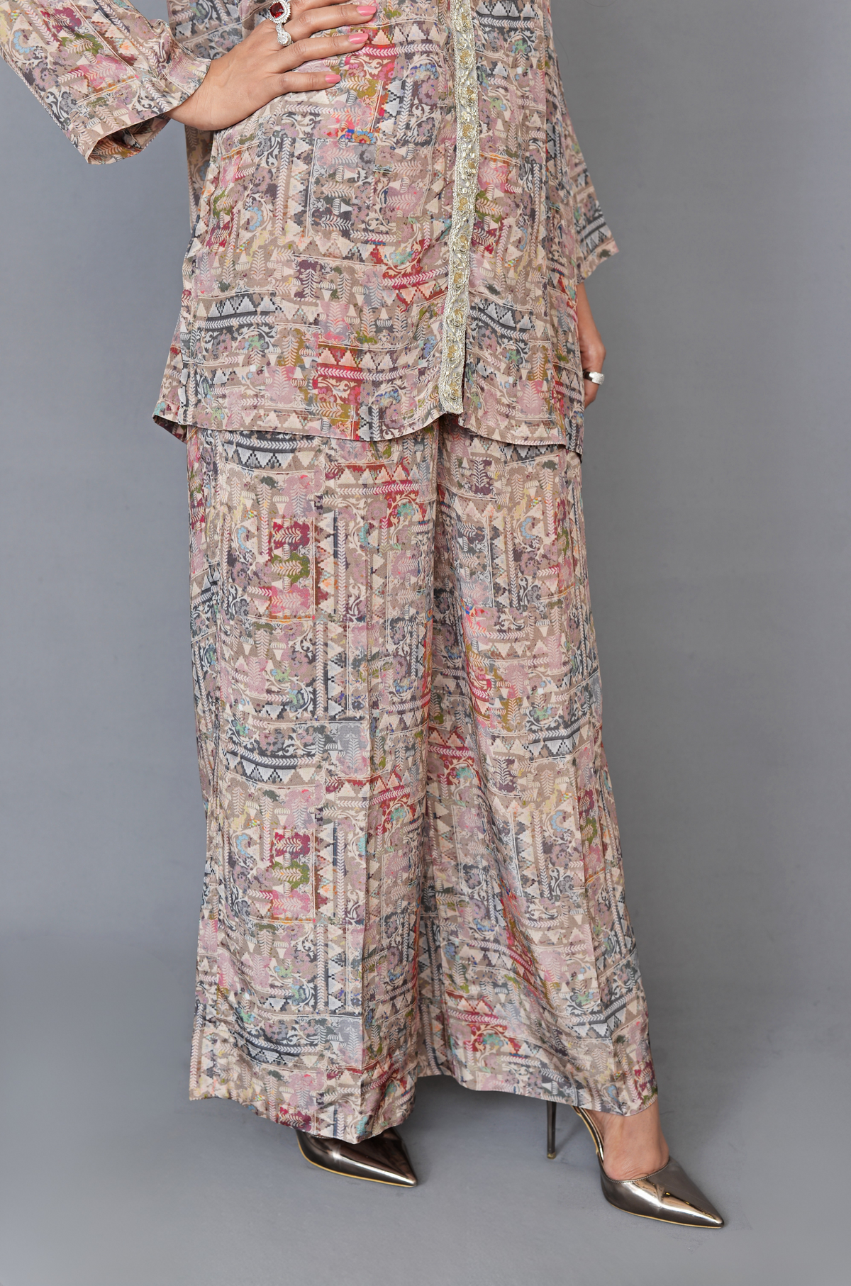 Blush Edit Silk Coord Set