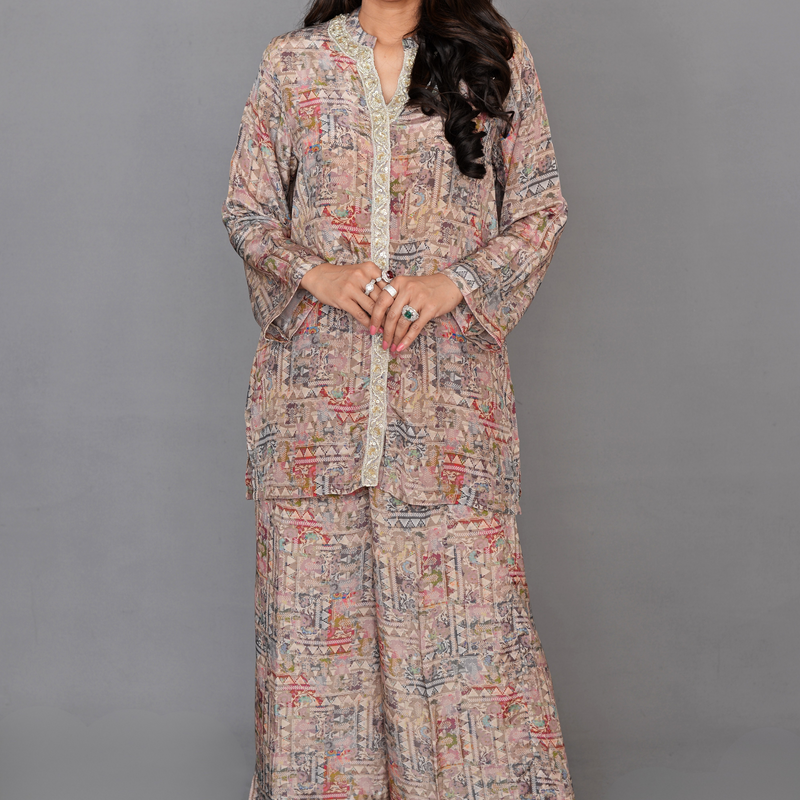 Blush Edit Silk Coord Set