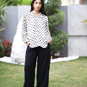 Ivory Full Sleeve Blouse