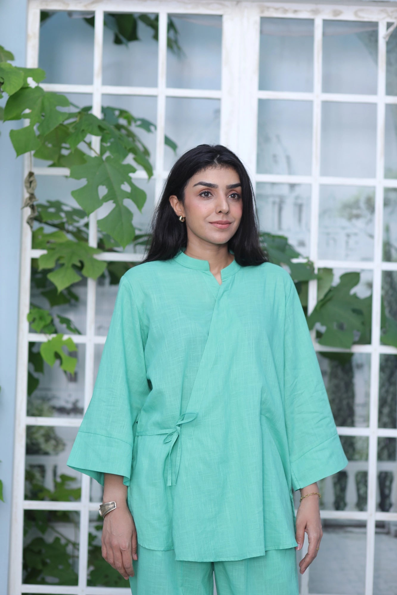Cool Green Wrap Around Coord Set