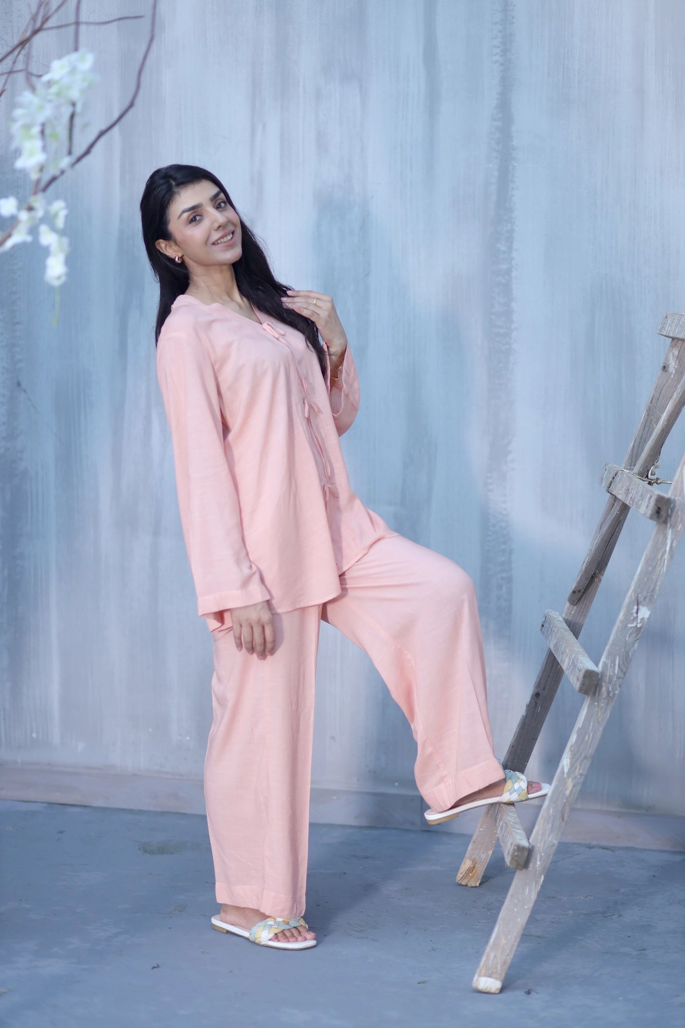 Soft Peach Coord Set