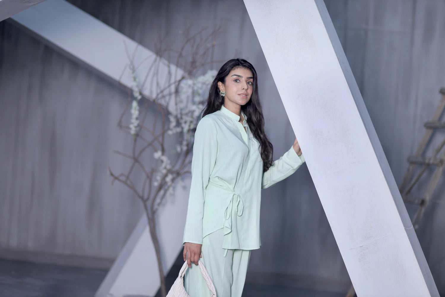 Mint Green Wrap Around Coord Set