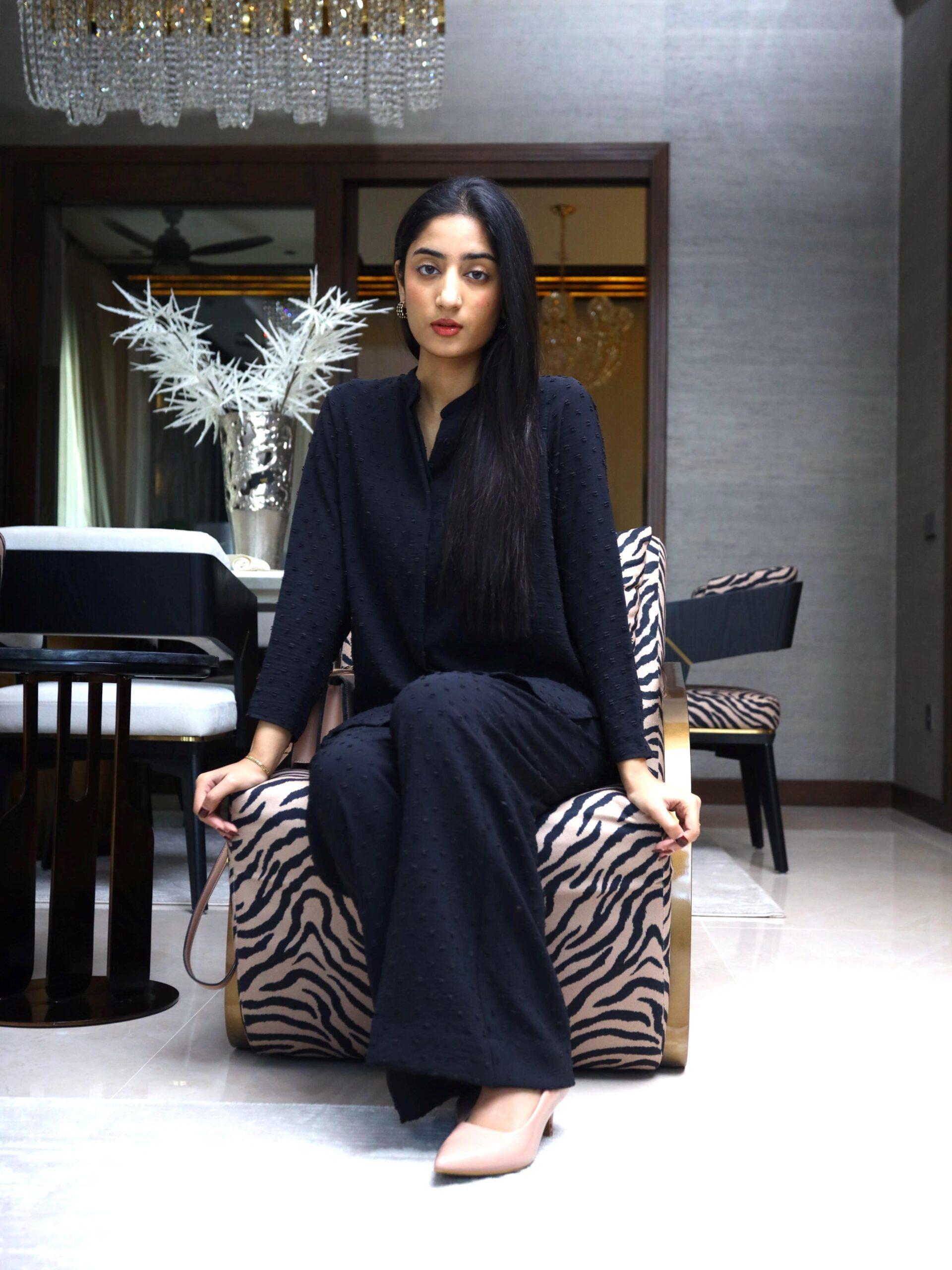 Black Loose Coord Trousers