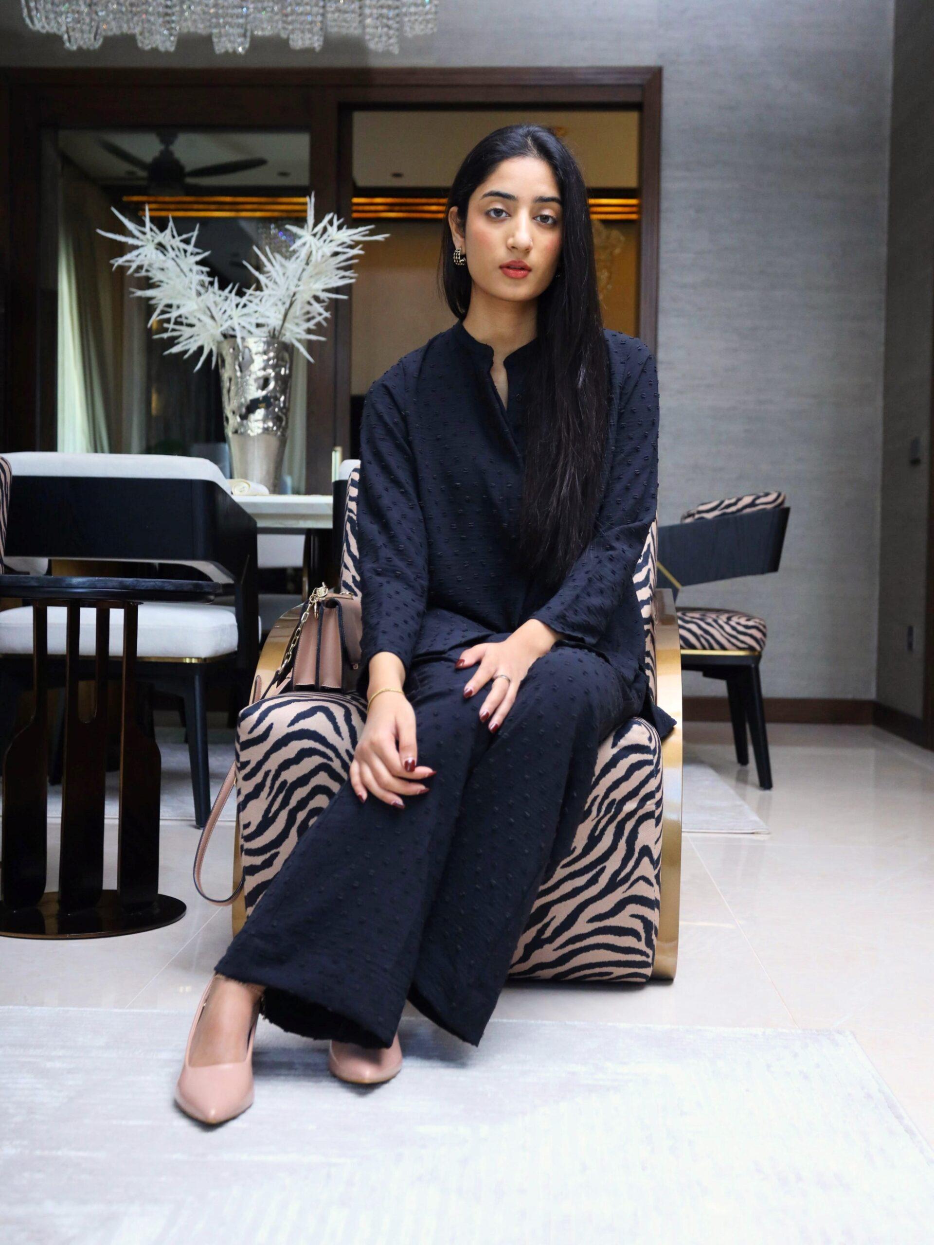 Black Loose Coord Trousers