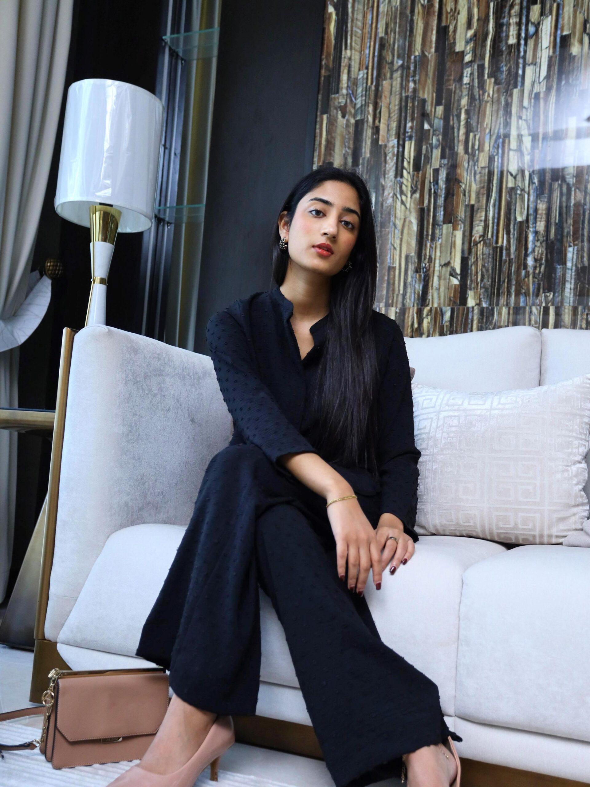 Black Loose Coord Trousers