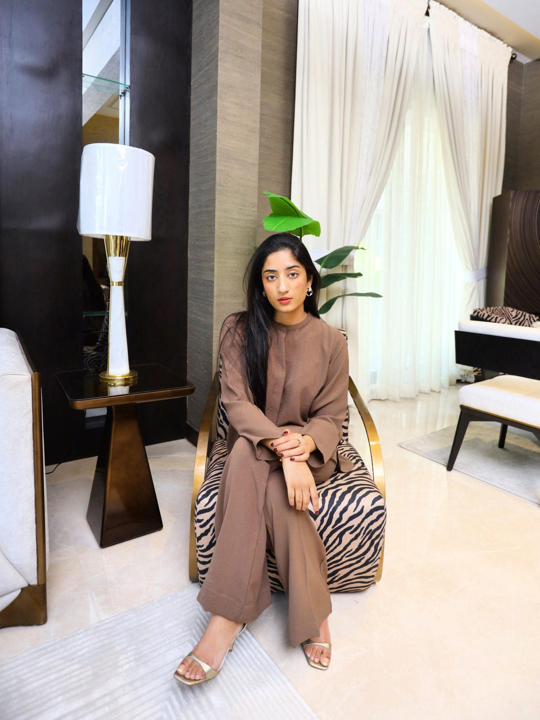 Olive Brown Coord Set