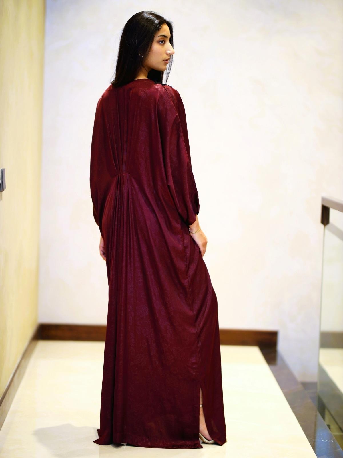 Burgundy Kaftan
