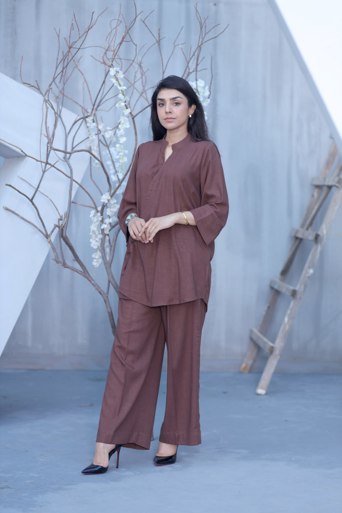 Brown Coord Set