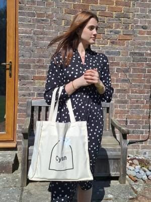 Cyan Tote Bag