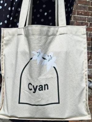 Cyan Tote Bag