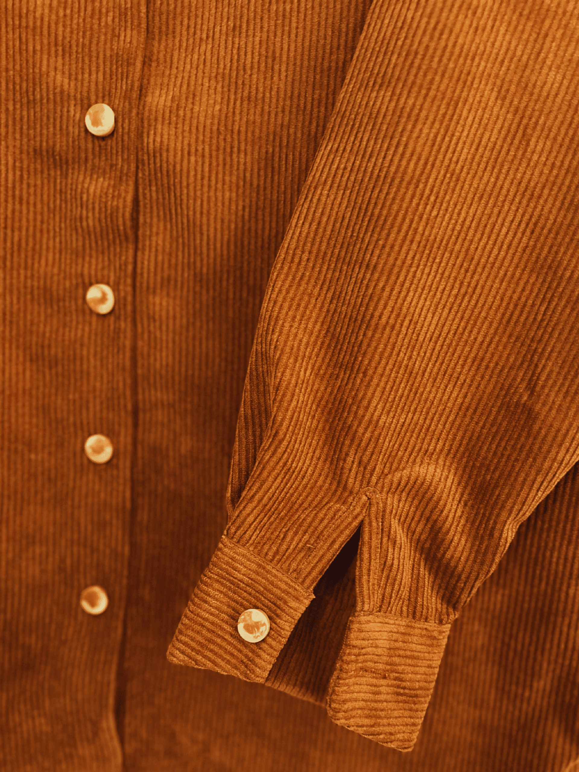 Oversized Rust Shirt