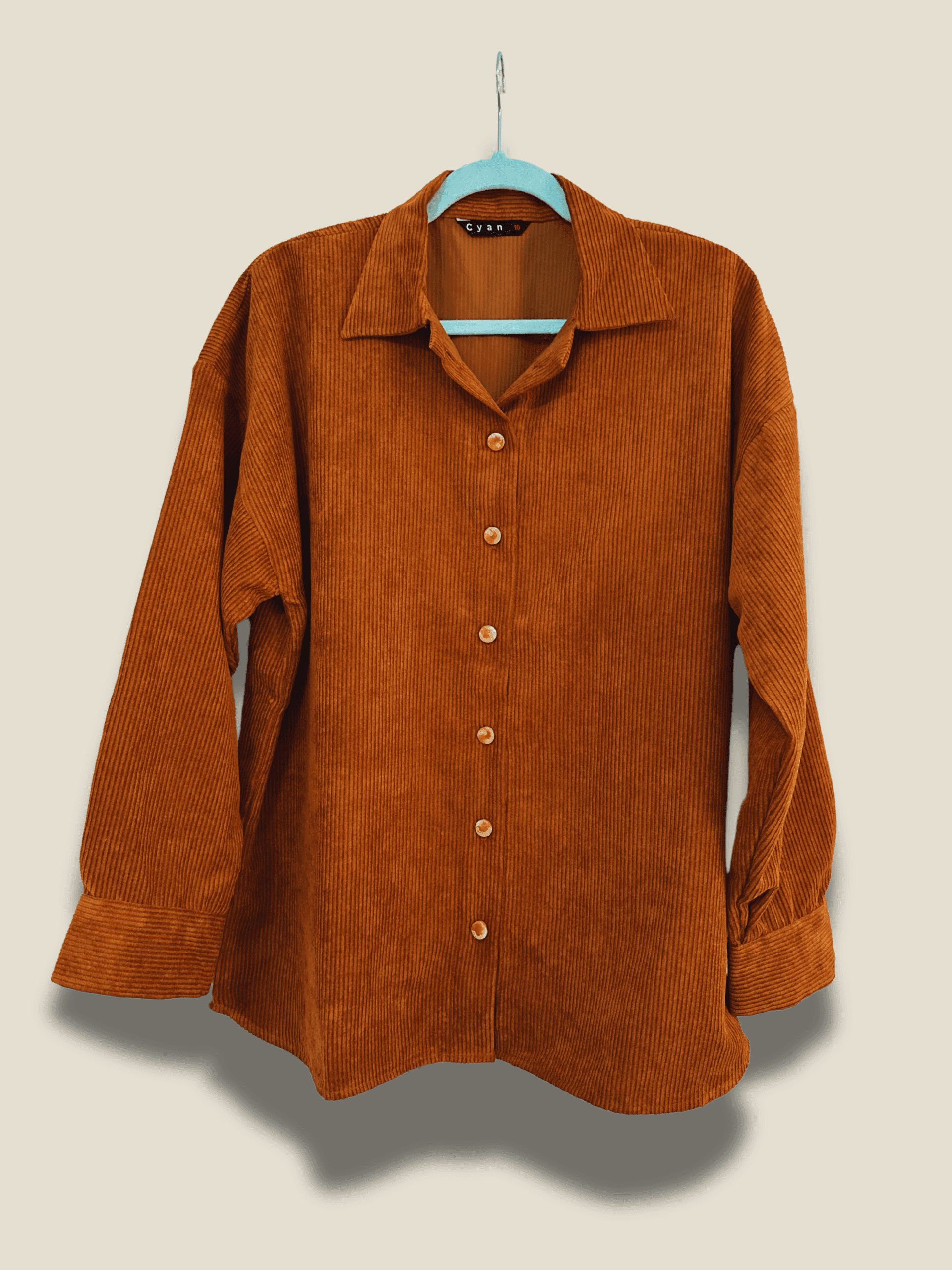 Oversized Rust Shirt