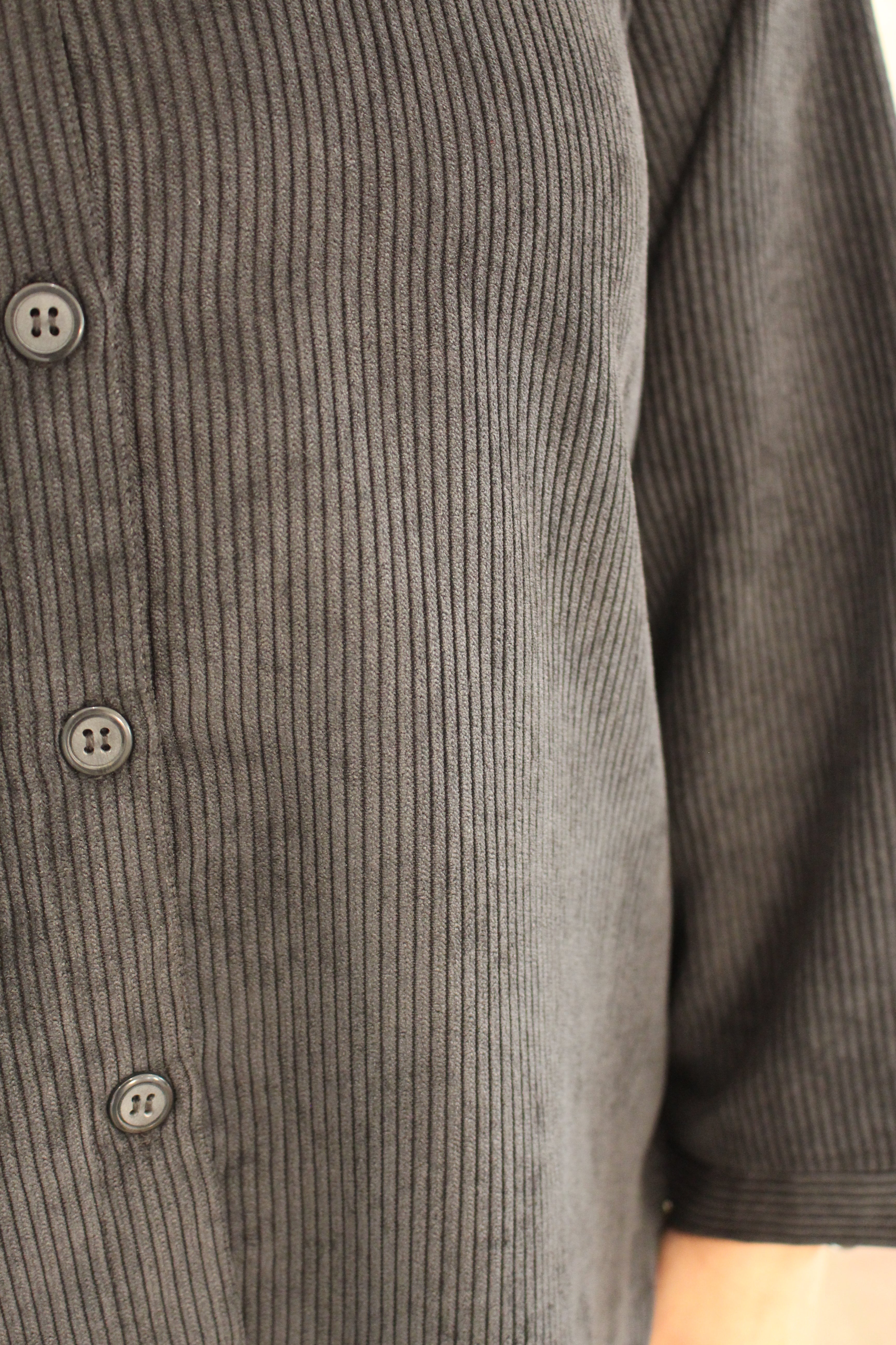 Charcoal Grey Corduroy Coord Set