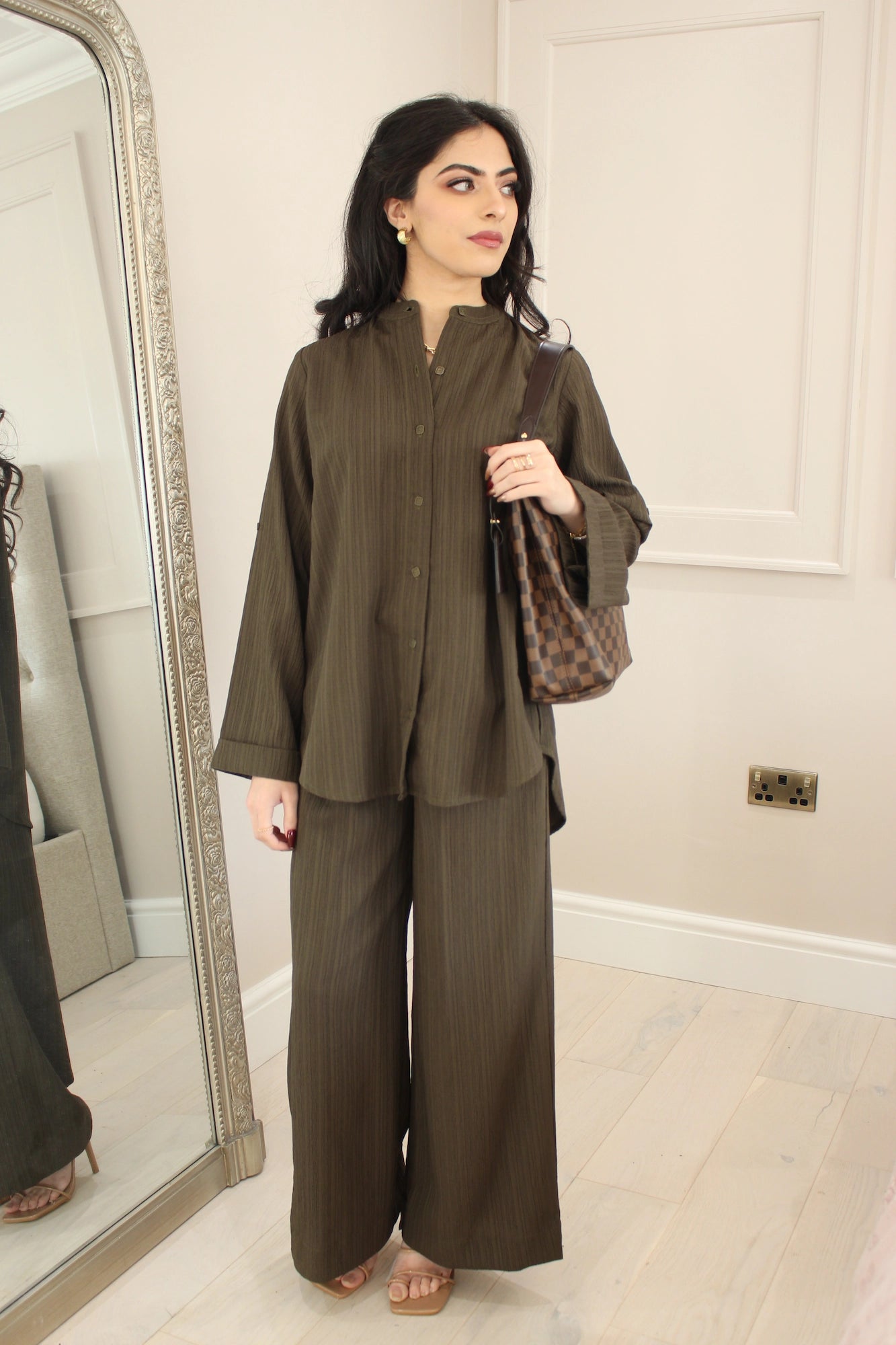 Olive Green Coord Set