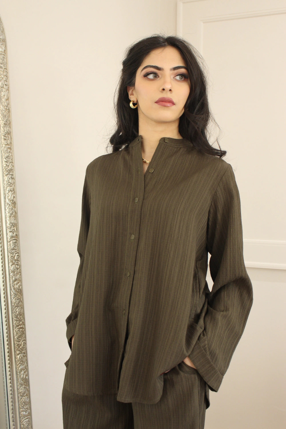 Olive Green Coord Set