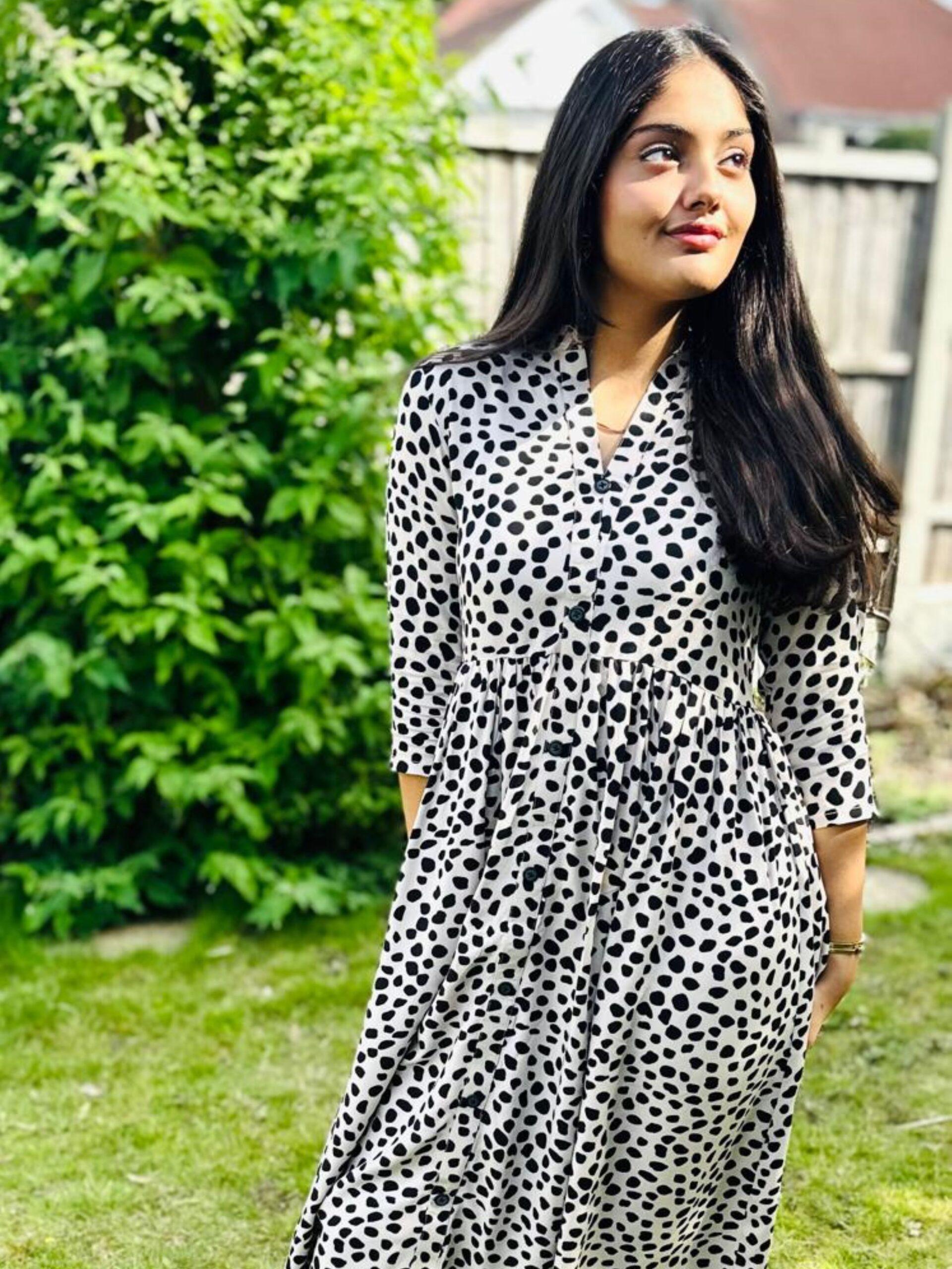 Cheetah Print Midi Dress