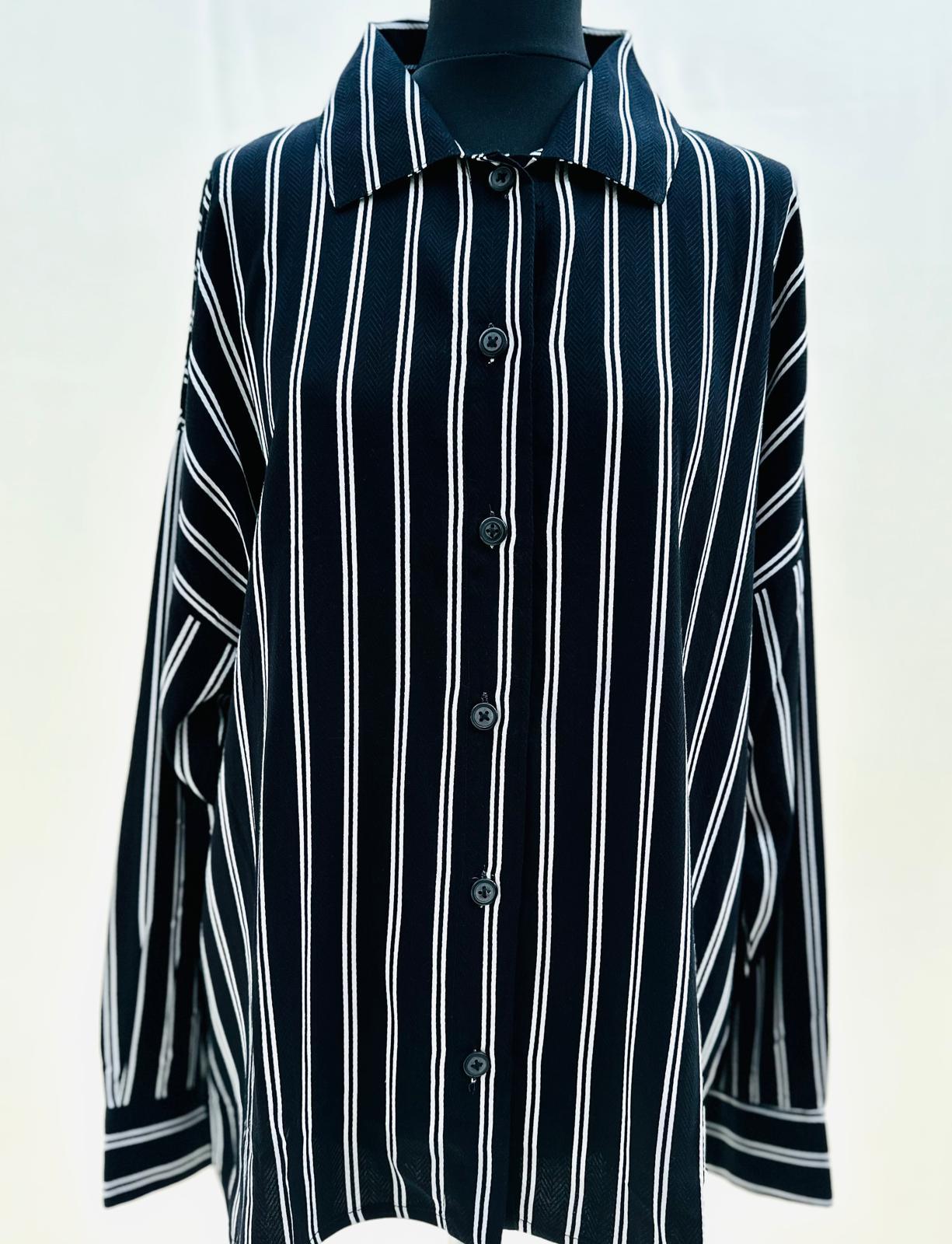 Oversized Striped Shirt