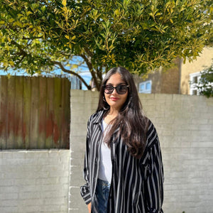 Oversized Striped Shirt