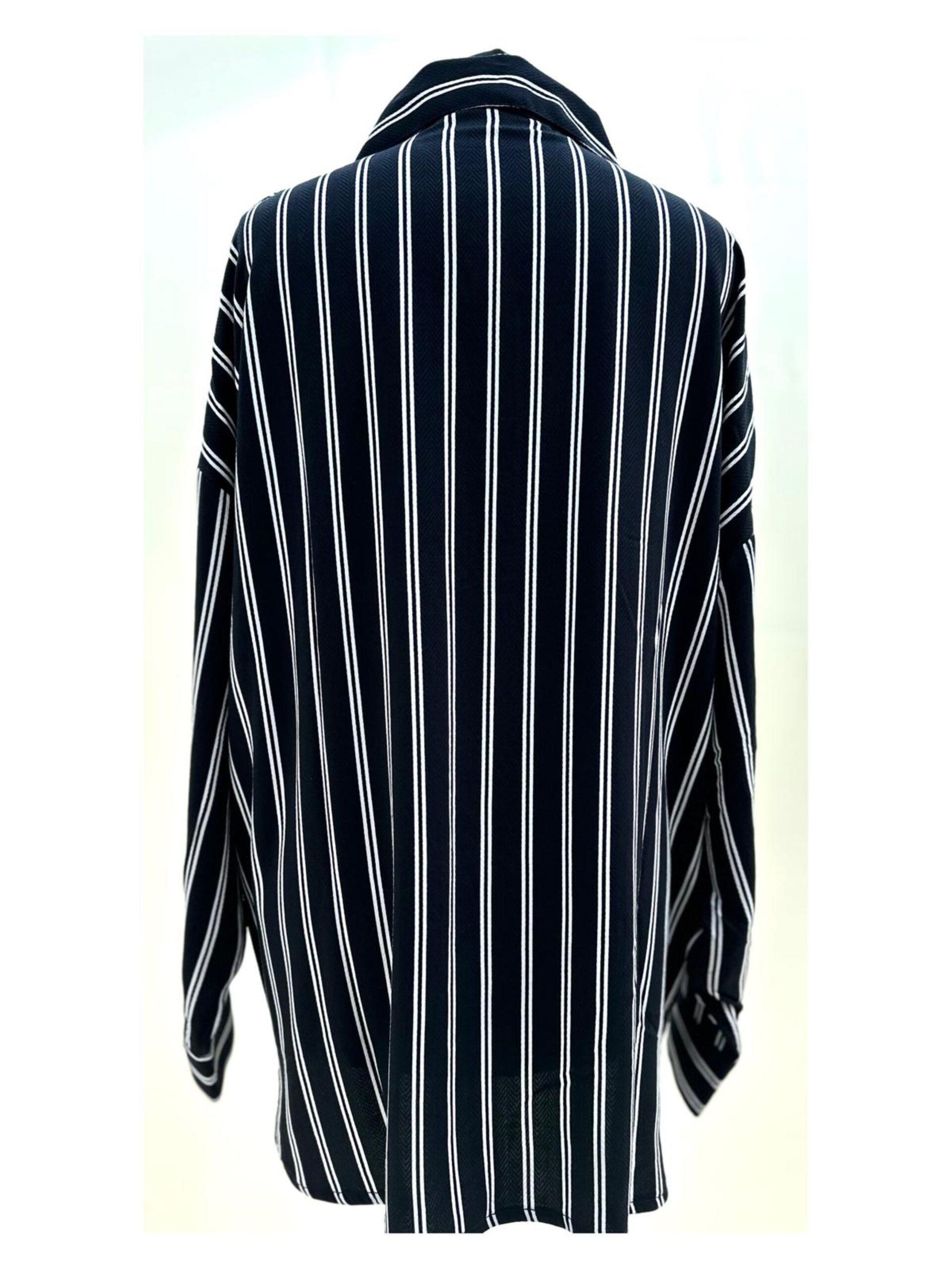 Oversized Striped Shirt