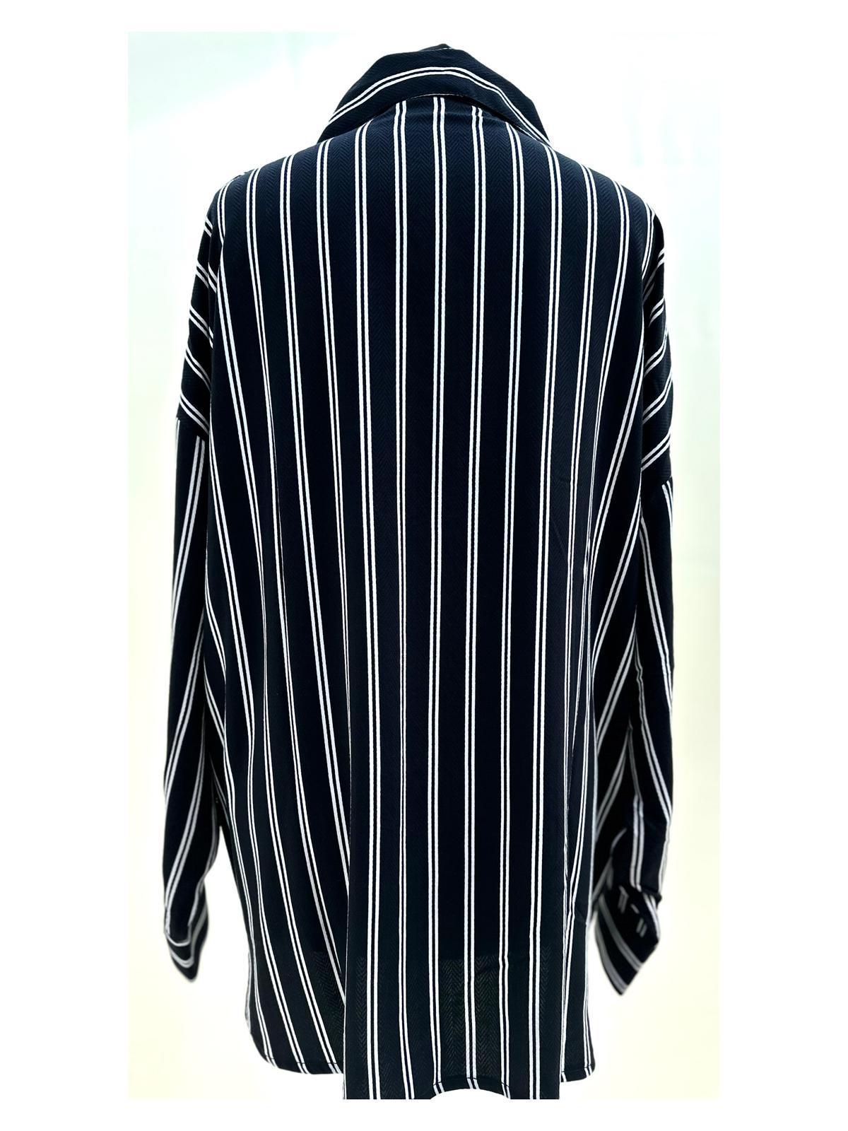 Oversized Striped Shirt