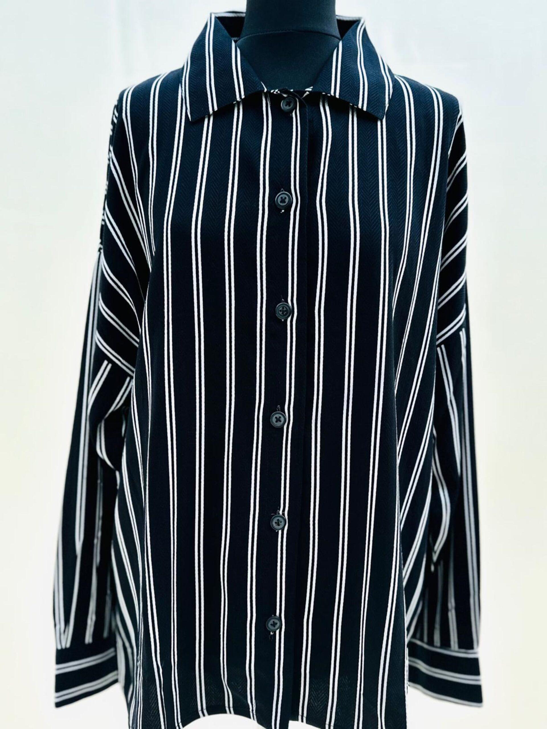 Oversized Striped Shirt