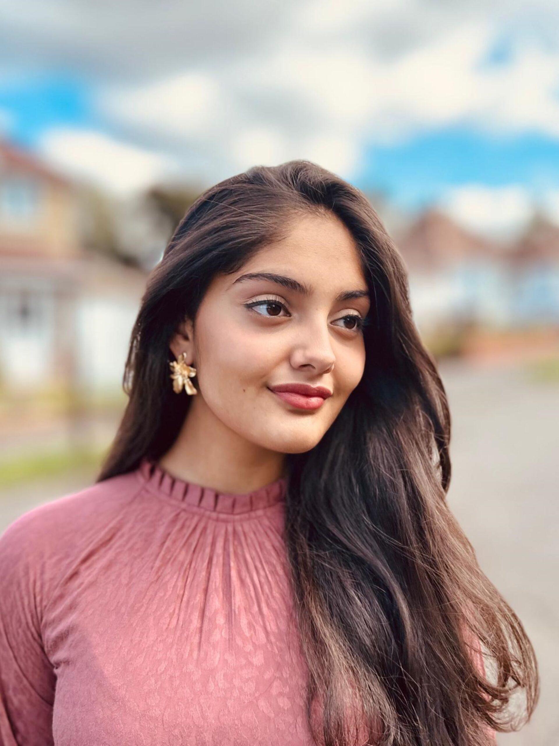 Tea Pink Leopard Textured Midi Dress