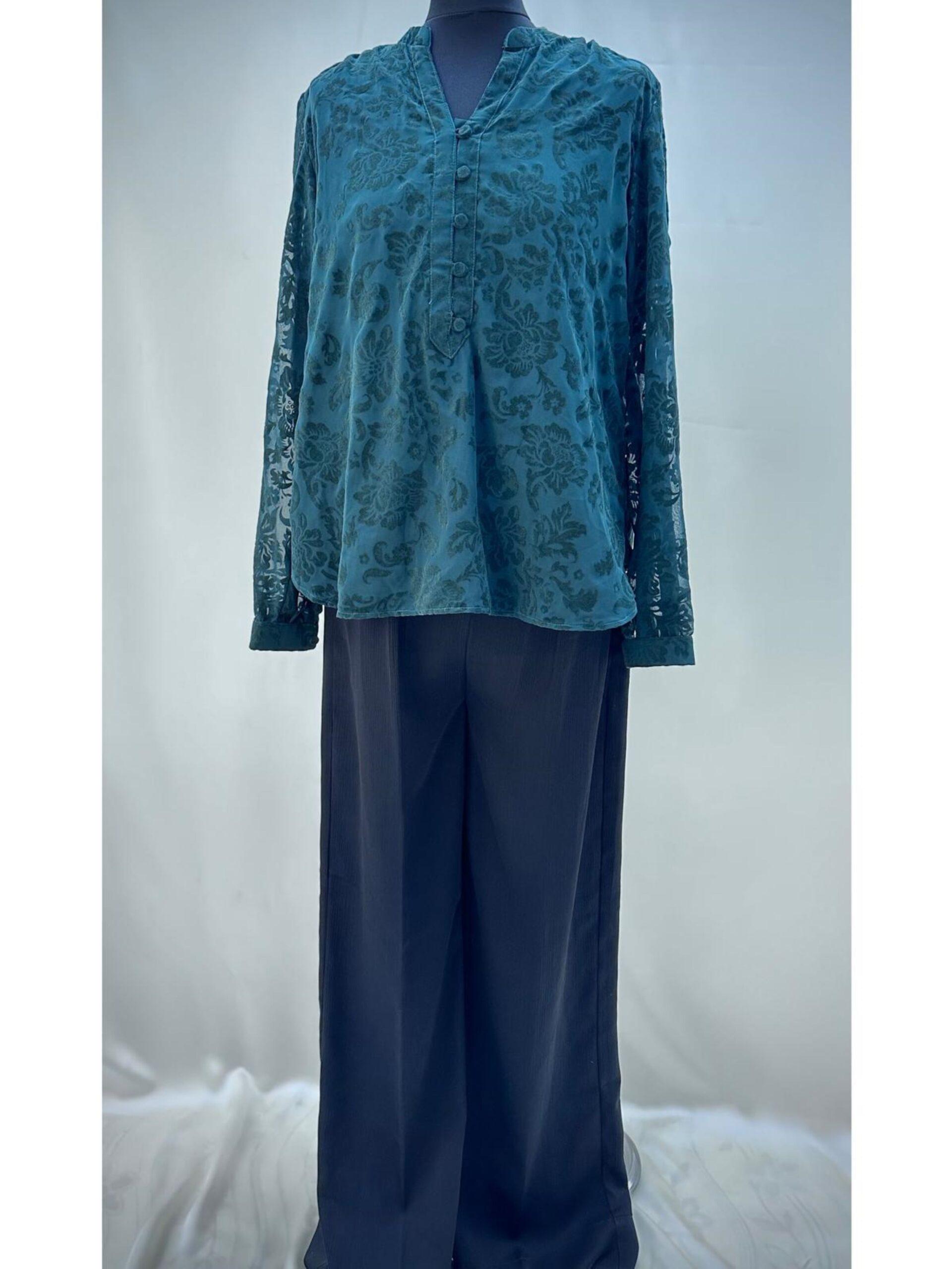 Black Pleated Trousers