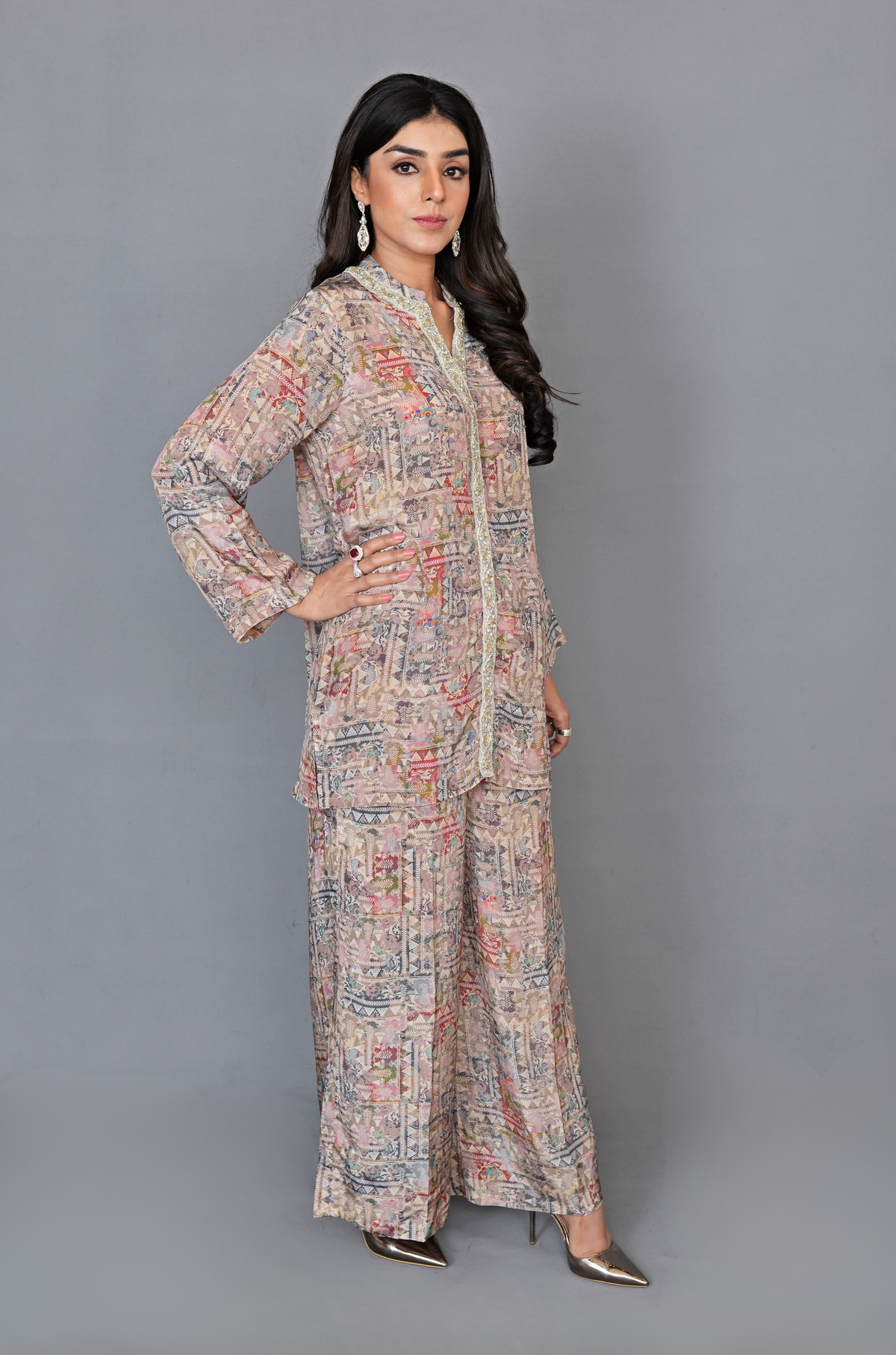 Blush Edit Silk Coord Set
