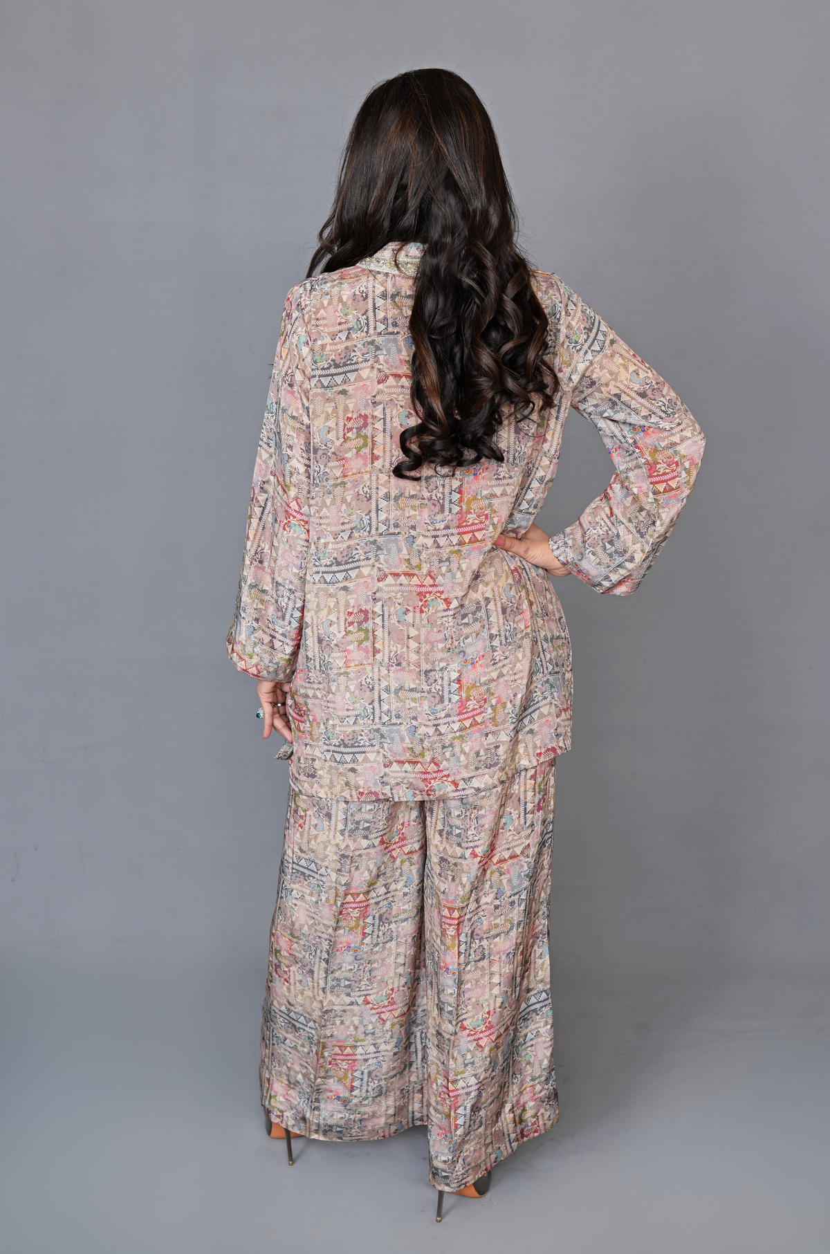 Blush Edit Silk Coord Set