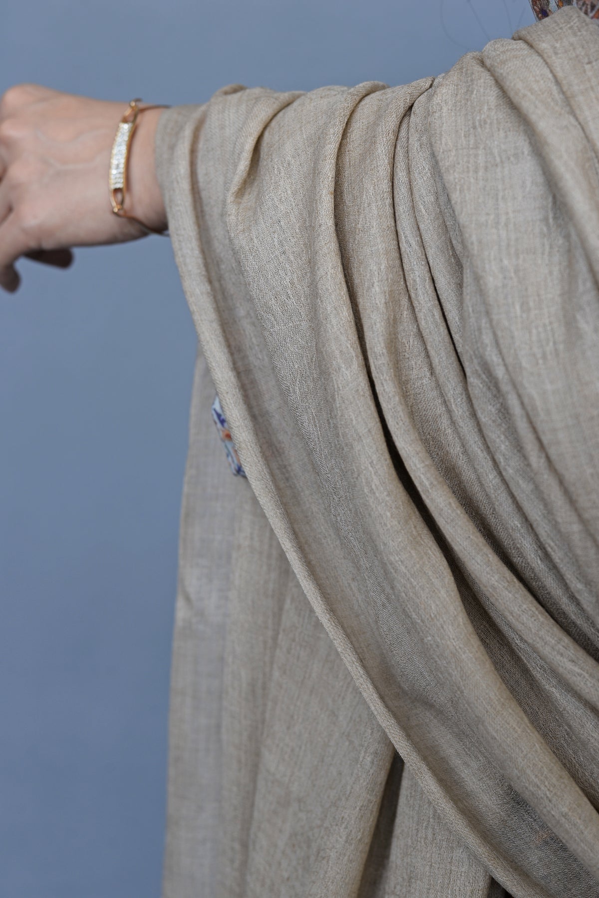Textured Woven Pashmina Shawl