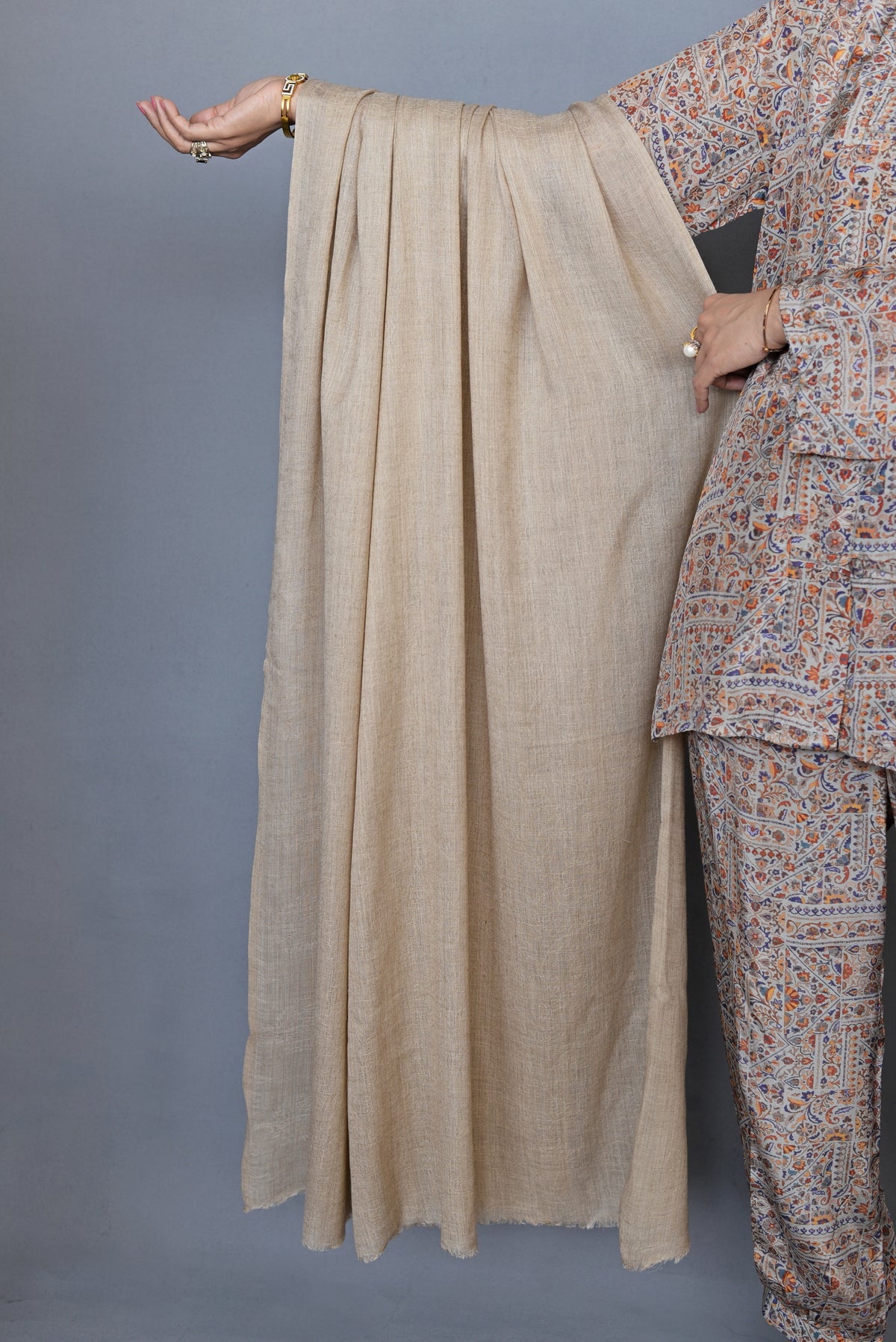 Textured Woven Pashmina Shawl
